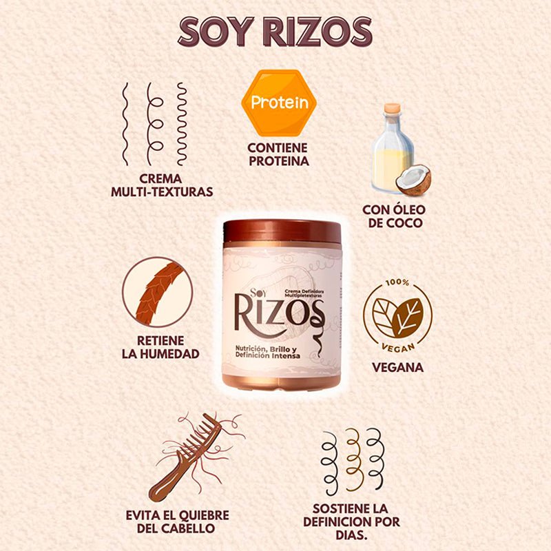 Hidratación y definición prolongada | 500 ML SOY RIZOS® (Copia)