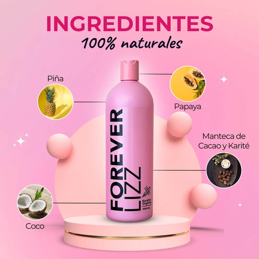 Transforma tu cabello con la Keratina Forever Lizz! 💁♀️ (1000 ml)