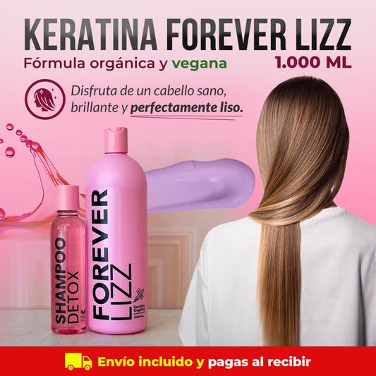 Transforma tu cabello con la Keratina Forever Lizz! 💁♀️ (1000 ml)