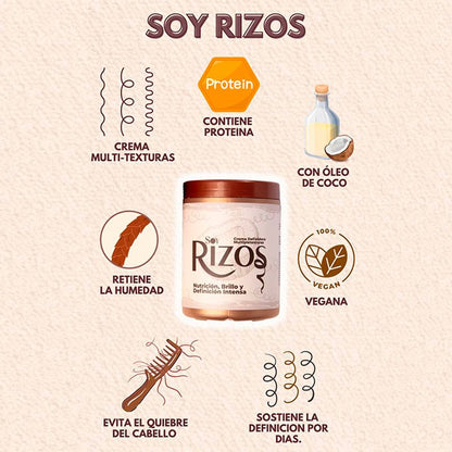 Hidratación y definición prolongada | 500 ML SOY RIZOS® (Copia)