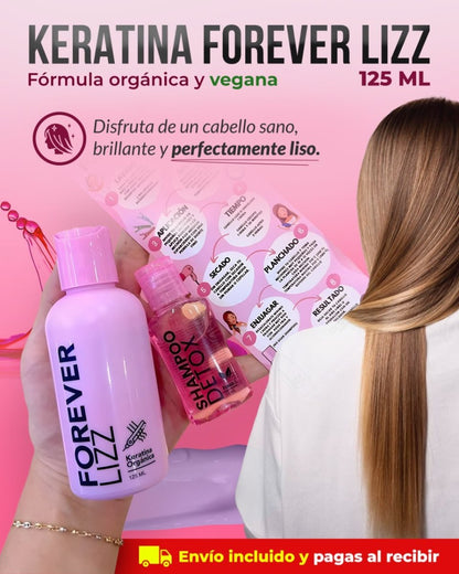 Transforma tu cabello con la Keratina Forever Lizz! 💇🏻‍♀️  (125 ml)